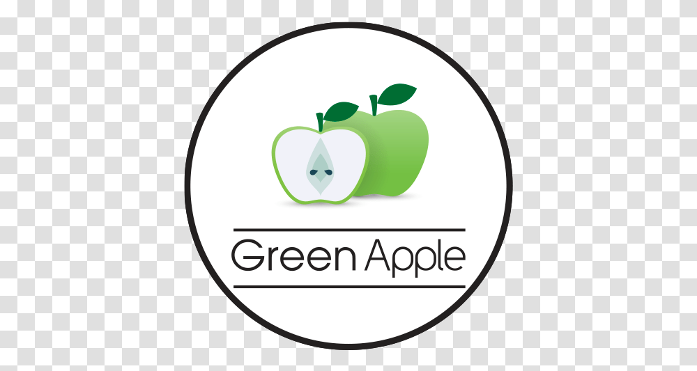 Green Apple Yolo Cosmetics Empleos, Plant, Fruit, Food, Label Transparent Png
