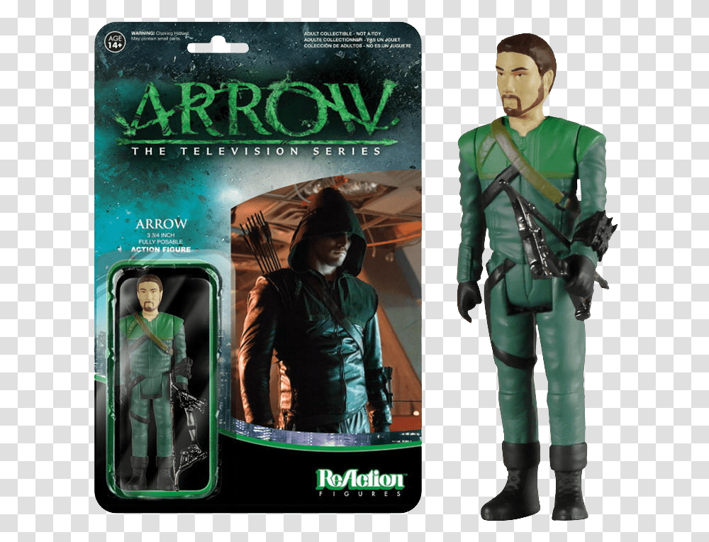 Green Arrow Action Figure, Person, Military Uniform, Coat Transparent Png