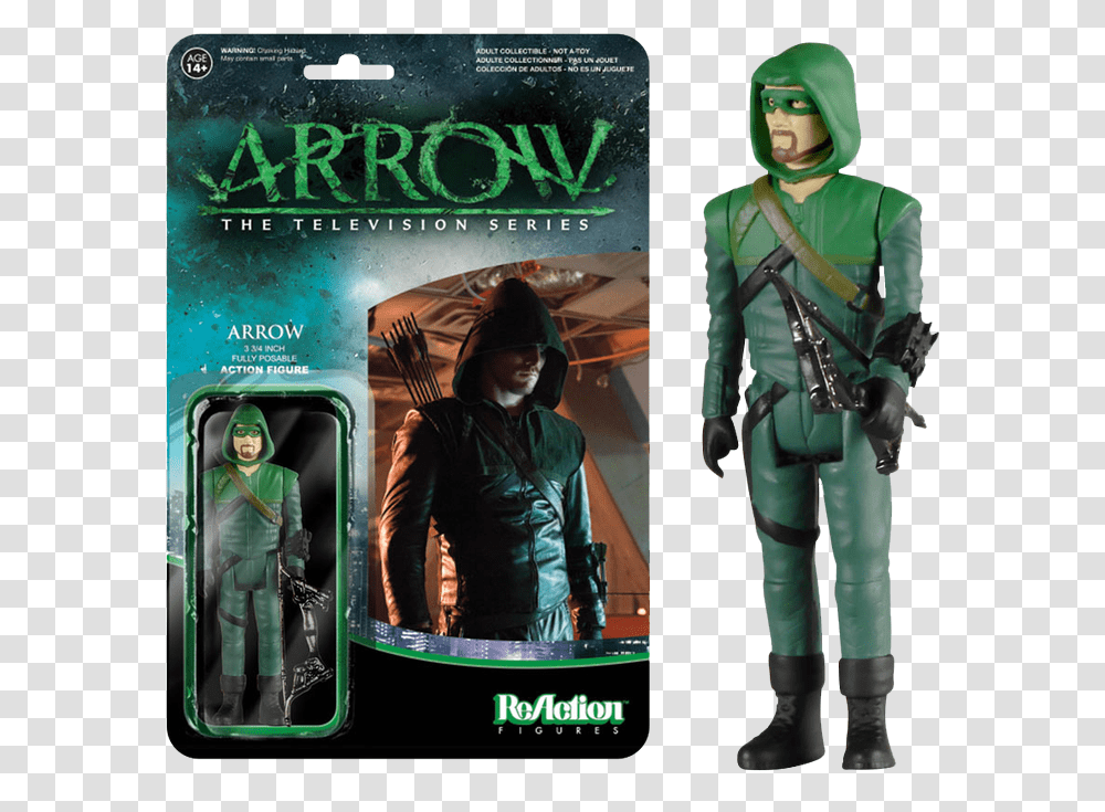Green Arrow Action Figure, Person, Sweatshirt, Sweater Transparent Png
