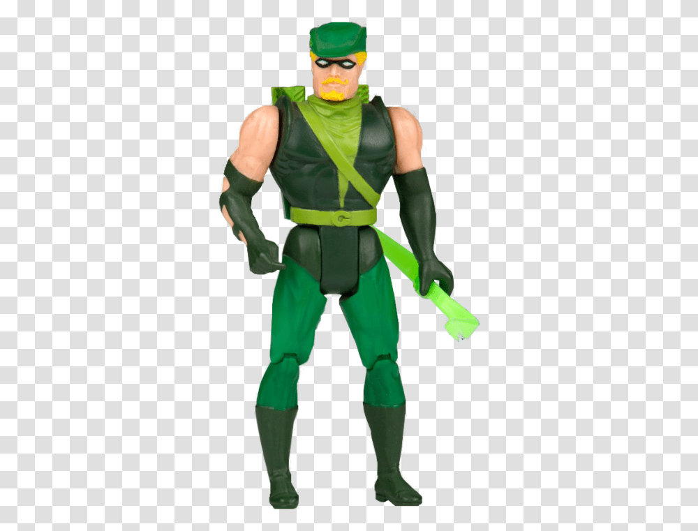Green Arrow Action Figure Superheroes De Dc Juguete, Costume, Person, Human, Elf Transparent Png