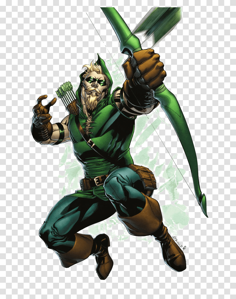 Green Arrow Collections Green Arrow Robin Hood, Hand, Person, Book, Animal Transparent Png