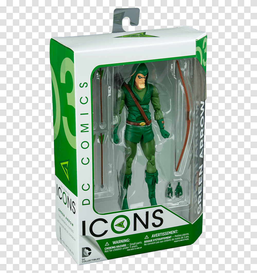 Green Arrow Comic Dc Collectibles Icons Green Arrow, Person, Human, Elf, Legend Of Zelda Transparent Png