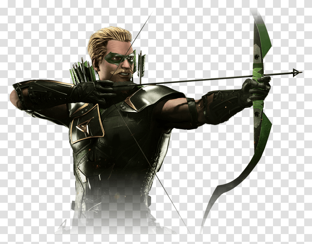 Green Arrow Dc Injustice Green Arrow, Archer, Archery, Sport, Bow Transparent Png