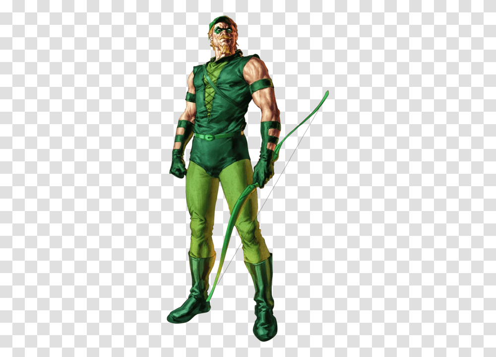 Green Arrow Green Arrow Full Body, Costume, Person, Human, Elf Transparent Png