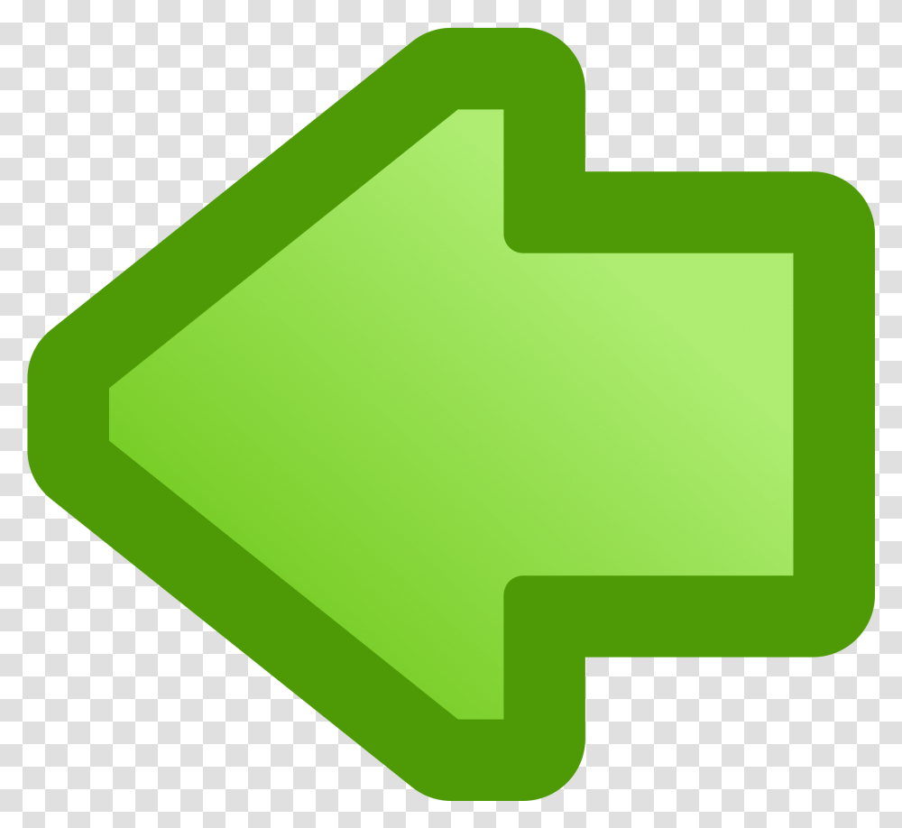 Green Arrow Icon Left, Mailbox, Label, Word Transparent Png