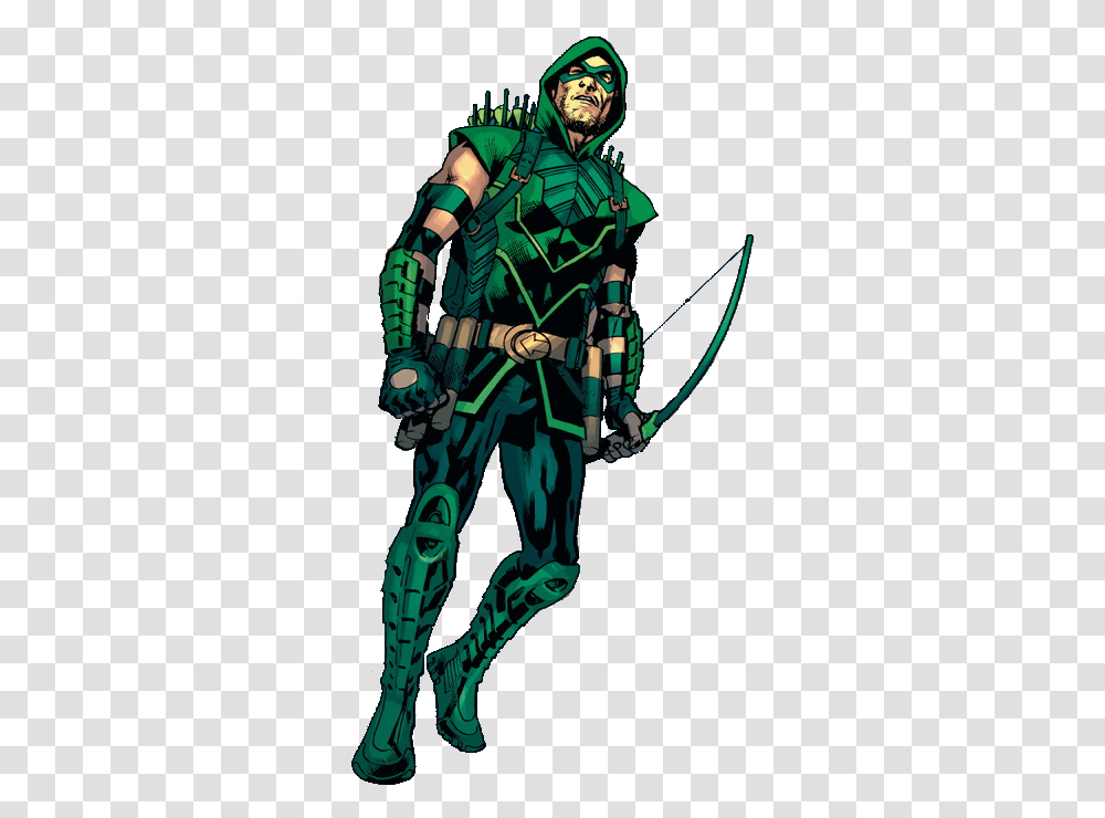 Green Arrow Logo Comic Comic Green Arrow, Person, Human, Sport, Sports Transparent Png