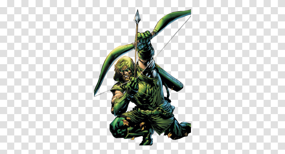 Green Arrow, Person, Human, Bow, Sport Transparent Png