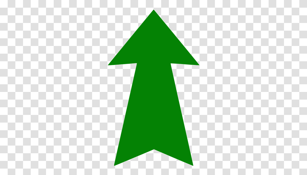 Green Arrow Up 4 Icon Green Arrow Gif, Symbol, Cross, Recycling Symbol, Rug Transparent Png