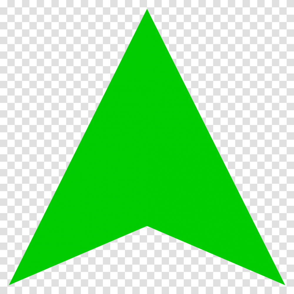 Green Arrow Up Darker, Triangle Transparent Png