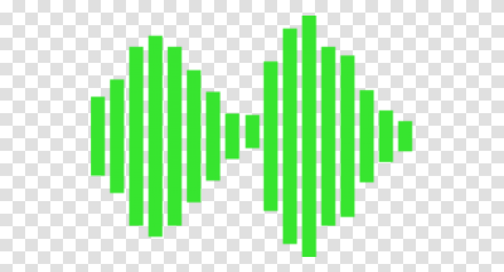 Green Audio Waves Music Waves Clip Art, Symbol, Gate, Logo, Text Transparent Png