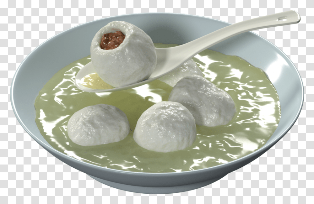 Green Ball Mochi, Egg, Food, Spoon, Dessert Transparent Png