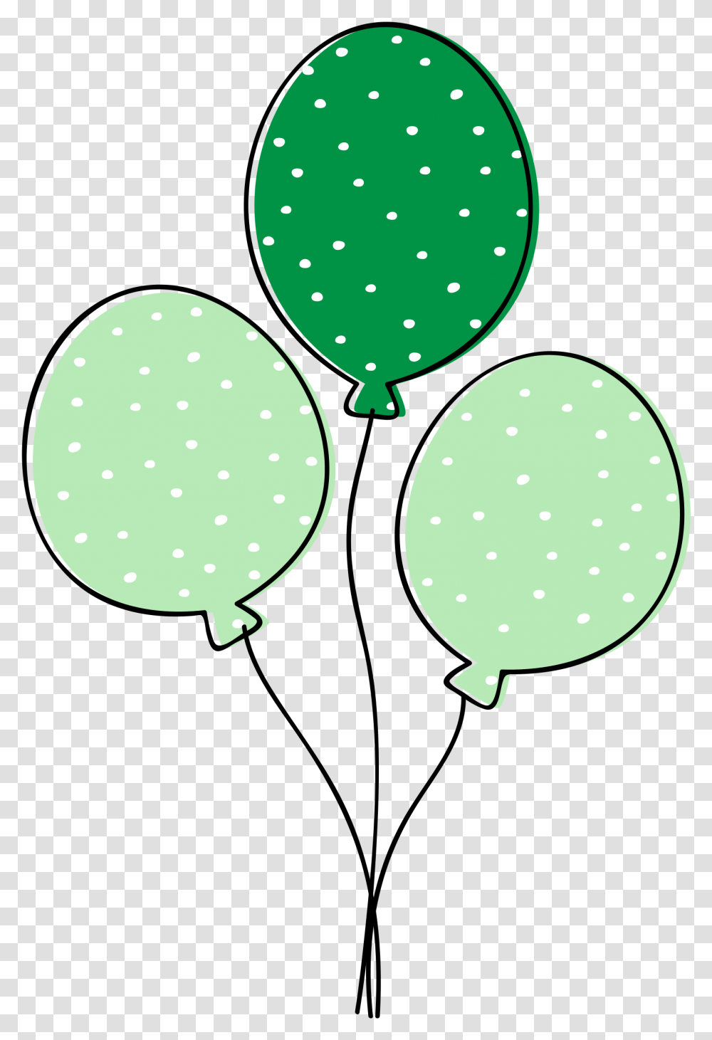 Green Balloons Clipart Green Balloon Transparent Png