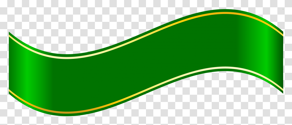 Green Banner Clipart Faixa Banner Verde, Plant, Label Transparent Png