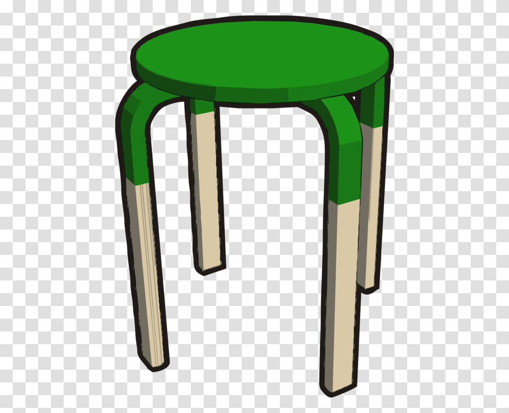 Green Bar Stool Table Seat, Furniture, Cane, Stick, Mailbox Transparent Png