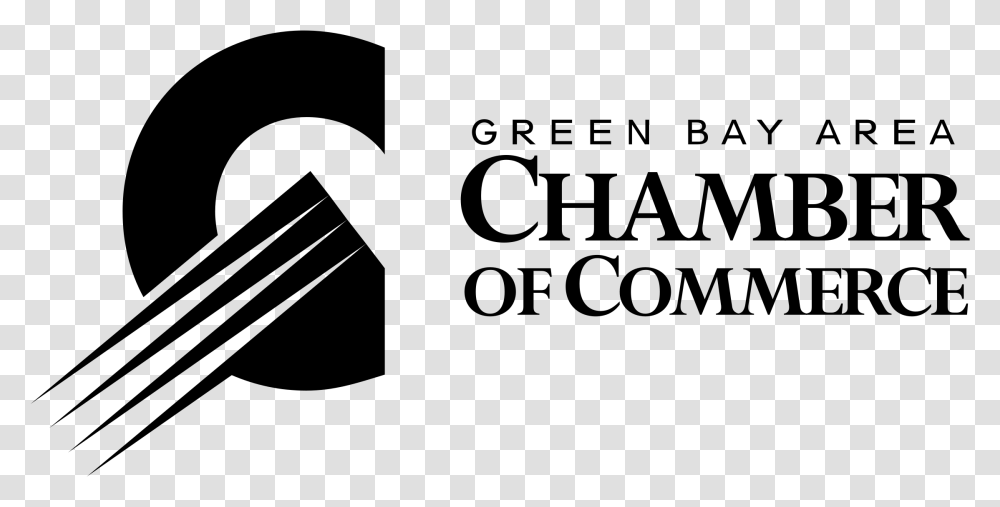 Green Bay Area Chamber Of Commerce Logo Black And White Graphic Design, Gray, World Of Warcraft Transparent Png