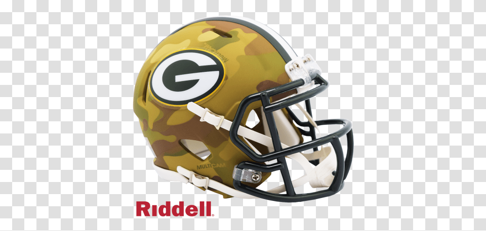 Green Bay Packers Camo Mini Speed Cleveland Browns Mini Helmet, Clothing, Apparel, Football Helmet, American Football Transparent Png