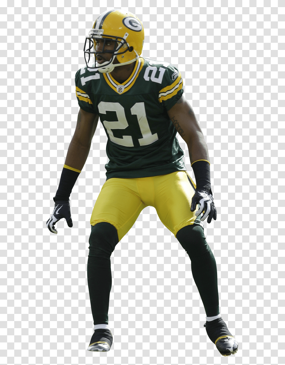 Green Bay Packers Charles Woodson Packers, Apparel, Helmet, Person Transparent Png