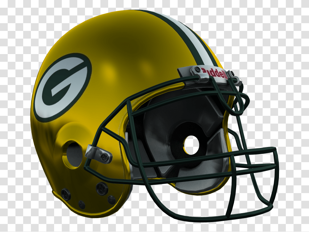 Green Bay Packers Football Helmet, Clothing, Apparel, American Football, Team Sport Transparent Png