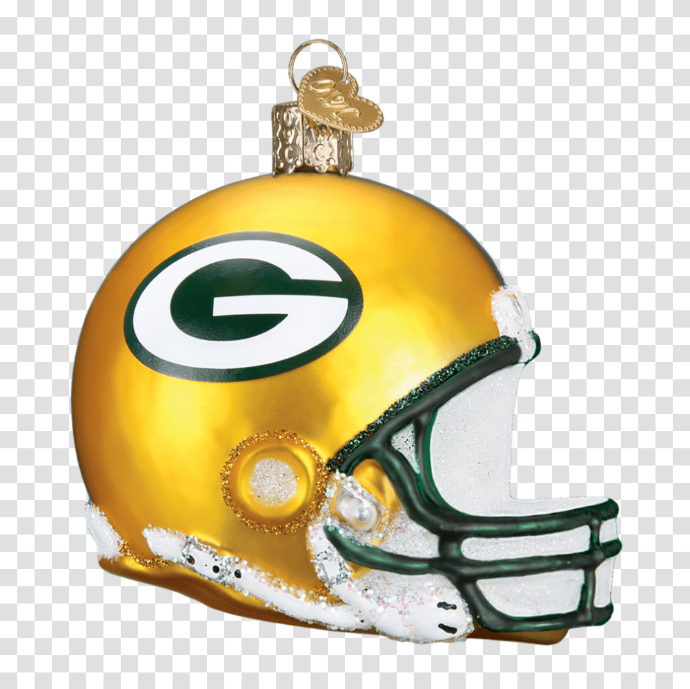Green Bay Packers Helmet Old World Christmas Ornament, Apparel, Football Helmet, American Football Transparent Png