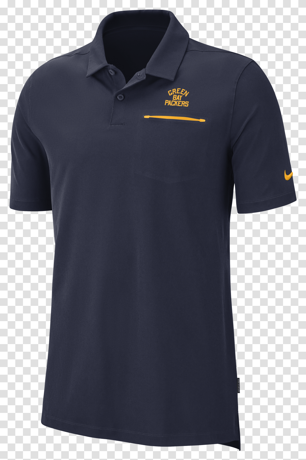 Green Bay Packers Navy Dry Polo Polo Shirt, Clothing, Sleeve, T-Shirt, Person Transparent Png