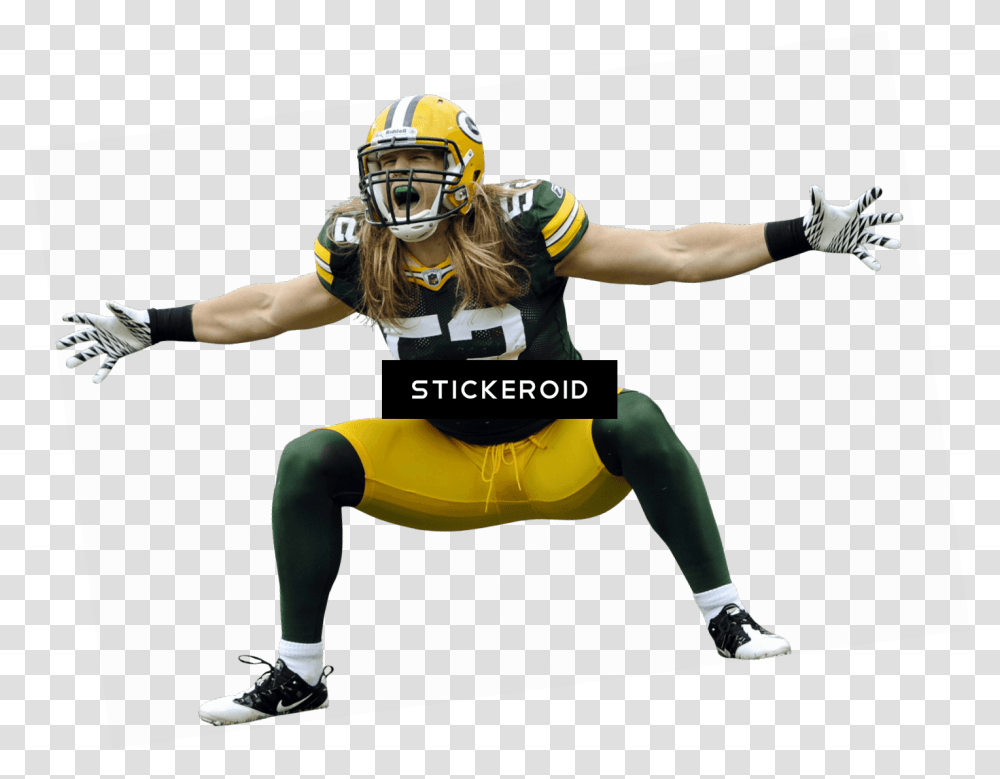 Green Bay Packers Player Shouting Green Bay Packers Logo, Helmet, Apparel, American Football Transparent Png