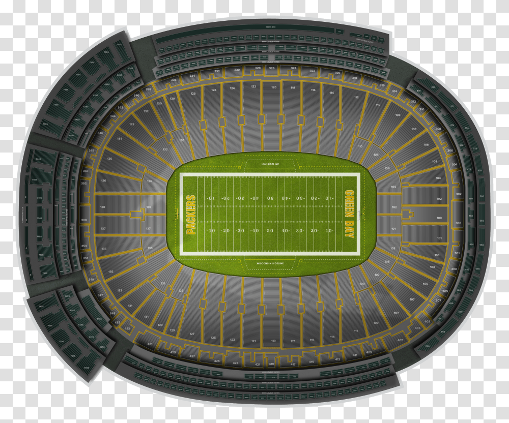 Green Bay Packers Soccer Specific Stadium, Field, Building, Arena, Football Field Transparent Png
