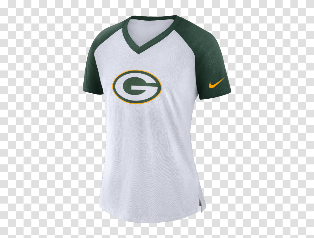 Green Bay Packers Top V Neck, Apparel, Shirt, T-Shirt Transparent Png