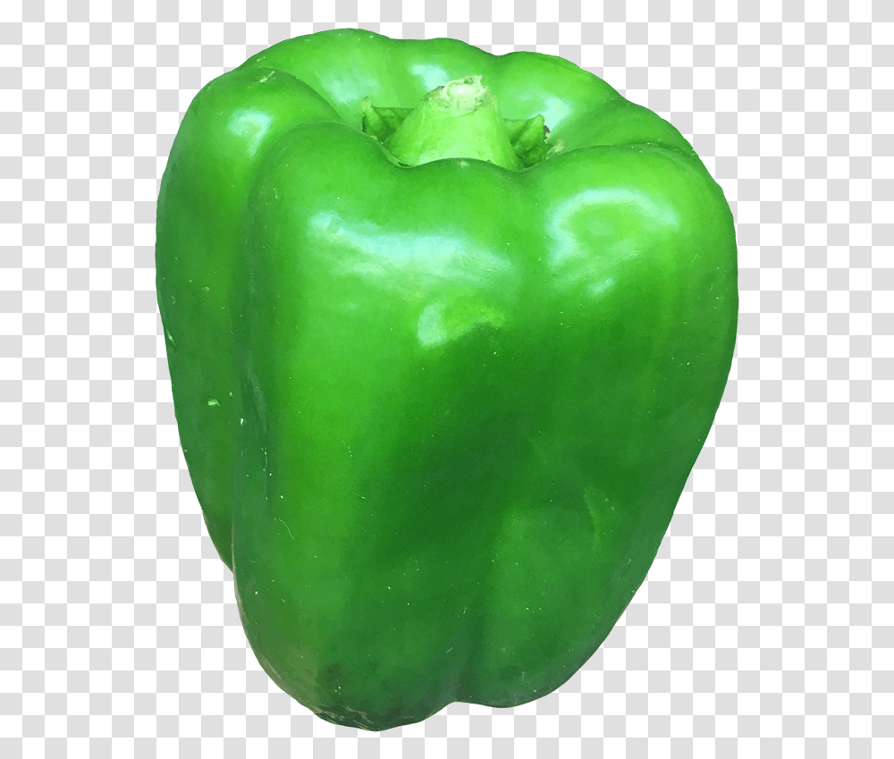 Green Bell Pepper Image Green Bell Pepper, Plant, Vegetable, Food, Apple Transparent Png