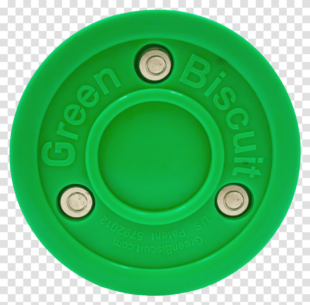 Green Biscuit Original Puck, Frisbee, Toy, Saucer, Pottery Transparent Png