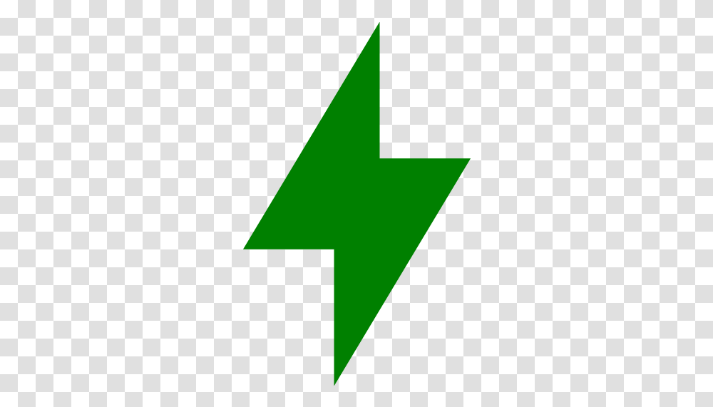 Green Bolt Icon Free Green Lightning Bolt Icons Lightning Bolt Icon Dark Blue, Triangle, Symbol, Star Symbol Transparent Png