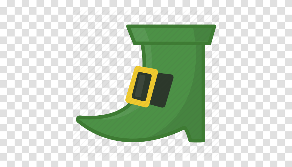 Green Boot Green Shoe Irish Leprechaun Saint Patricks Day, Recycling Symbol, Trash Can, Tin Transparent Png