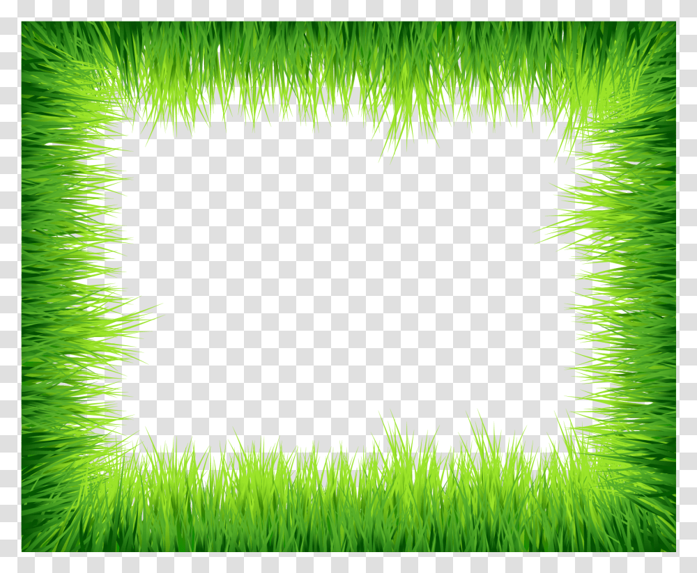 Green Border Design, Plant, Grass, Light, Silhouette Transparent Png