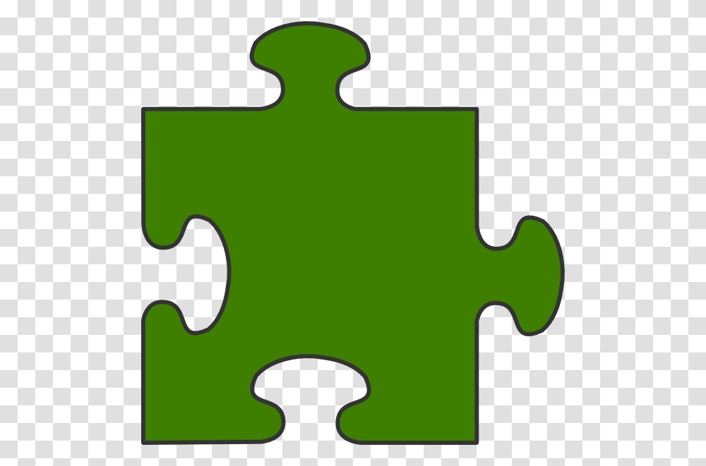 Green Border Puzzle Piece Top Clip Art, Jigsaw Puzzle, Game, Leaf, Plant Transparent Png
