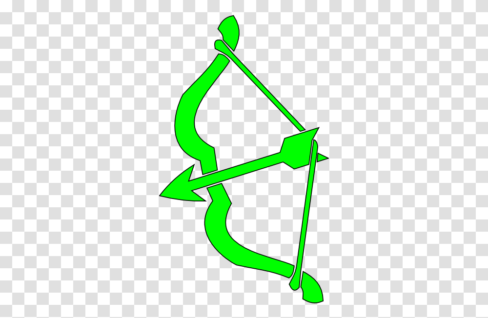 Green Bow N Arrow Clip Art Vector Clip Art, Symbol, Axe, Tool, Light Transparent Png