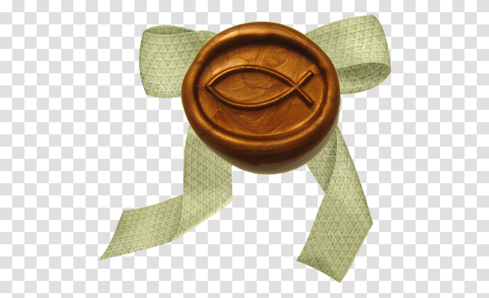 Green Bow, Wax Seal, Label, Gold Transparent Png