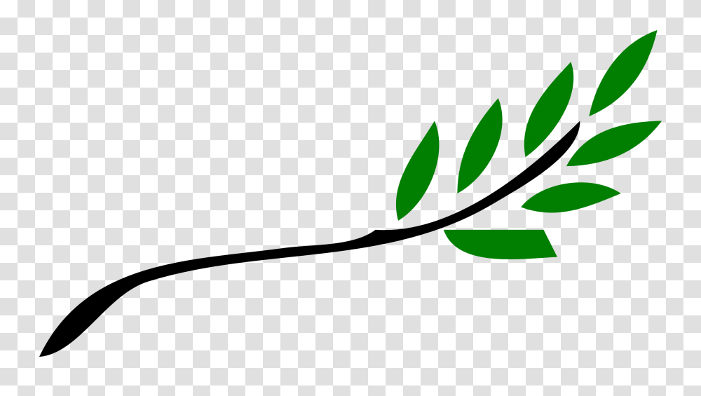 Green Branch Cliparts, Logo, Trademark, Plant Transparent Png