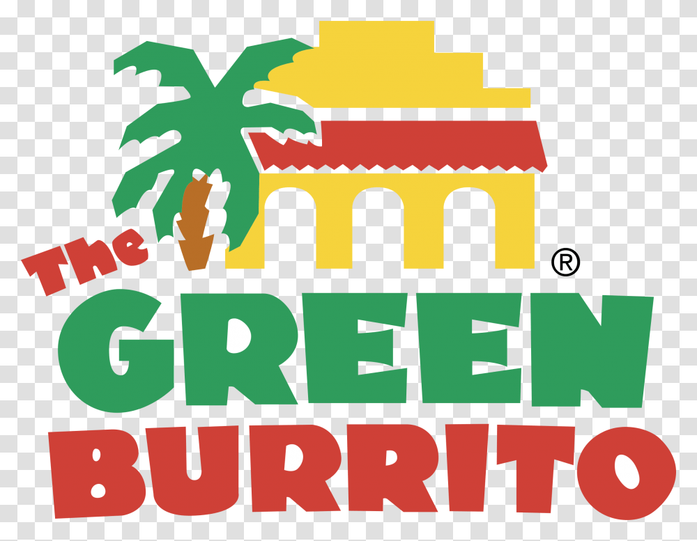 Green Burrito 2 Logo Green Burrito, Plant, Vegetation, Label Transparent Png