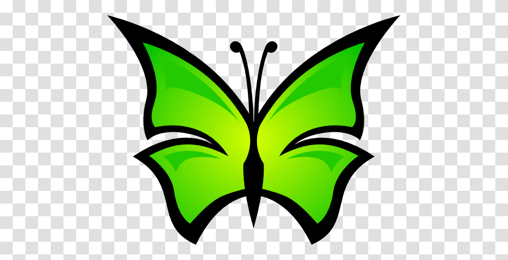 Green Butterfly Clipart, Recycling Symbol Transparent Png