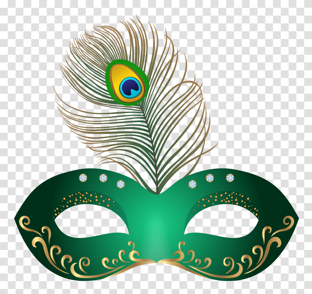 Green Carnival Mask Clip Art, Parade, Crowd Transparent Png
