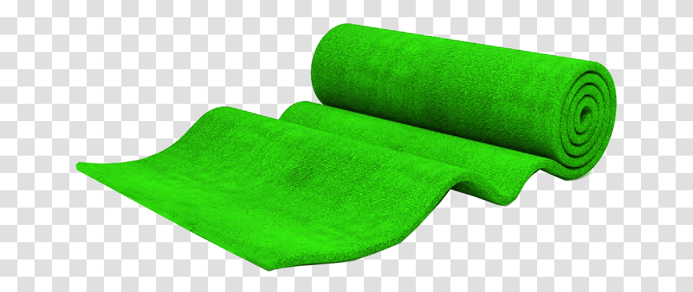 Green Carpet Roll No Background Carpet Roll, Cushion, Rug, Foam, Furniture Transparent Png