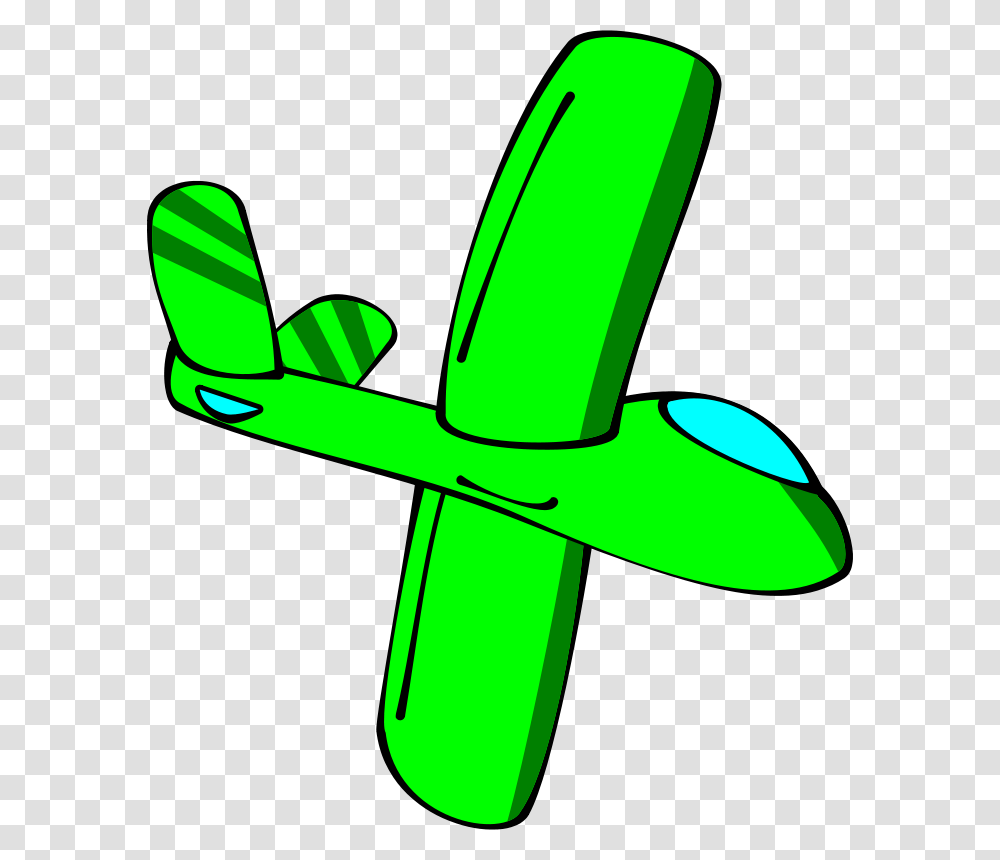 Green Cartoon Glider Cartoon Glider, Machine, Propeller, Shovel, Tool Transparent Png