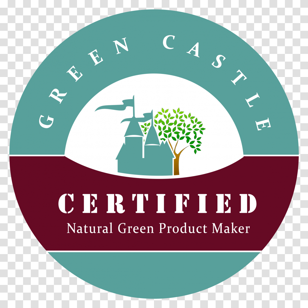 Green Castle Natural Product Maker Certification Circle, Label, Poster, Advertisement Transparent Png