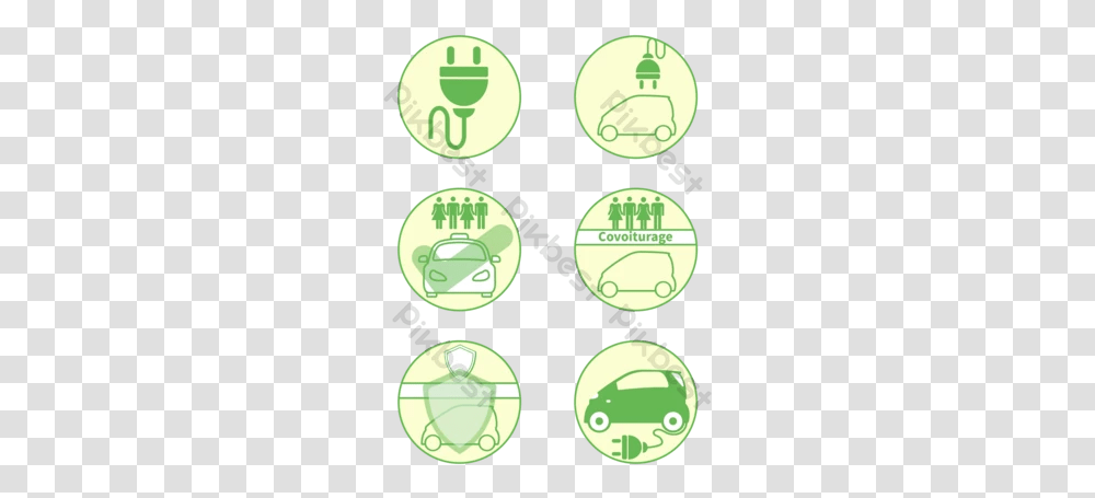 Green Charging Car Icon Language, Symbol, Text, Logo, Recycling Symbol Transparent Png