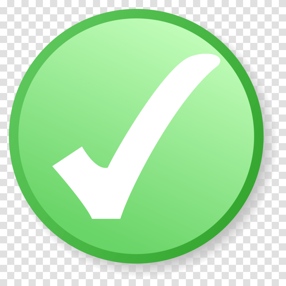 Green Check Icon, Ball, Tape, Tennis Ball Transparent Png