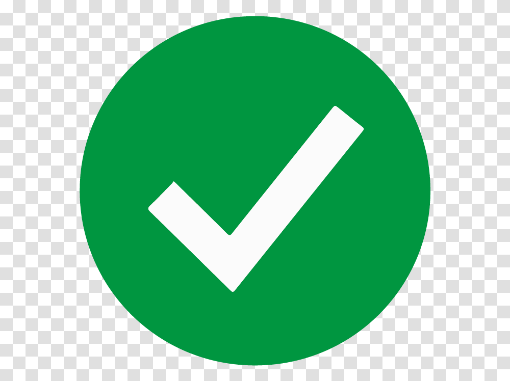 Green Check Icon, First Aid, Recycling Symbol Transparent Png