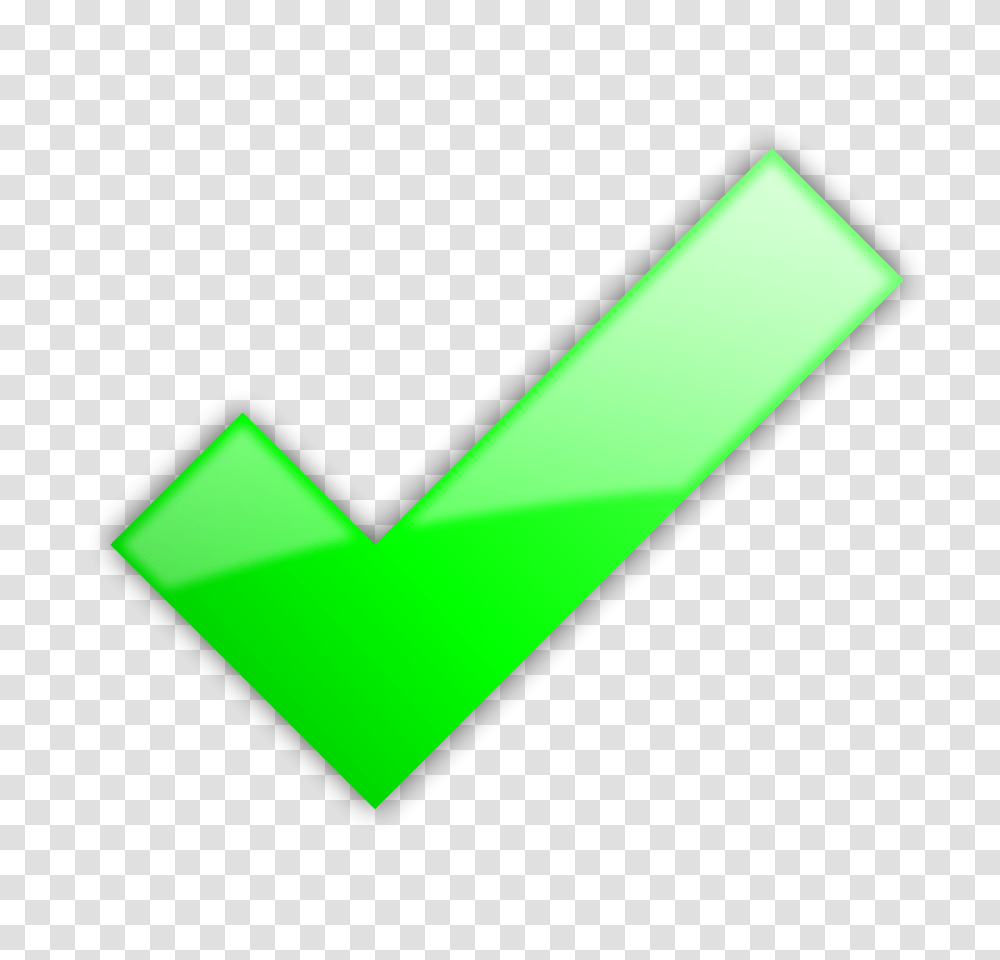 Green Check Mark Clip Art Look, Triangle Transparent Png