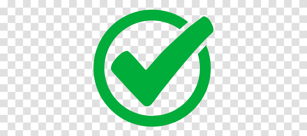 Green Check Mark Icon Free Check Icon, Recycling Symbol, Logo Transparent Png
