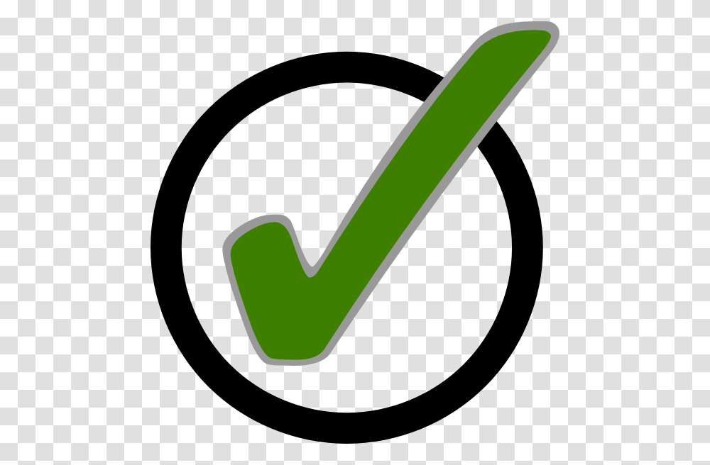 Green Check Mark In Circle Clip Art, Logo, Trademark Transparent Png
