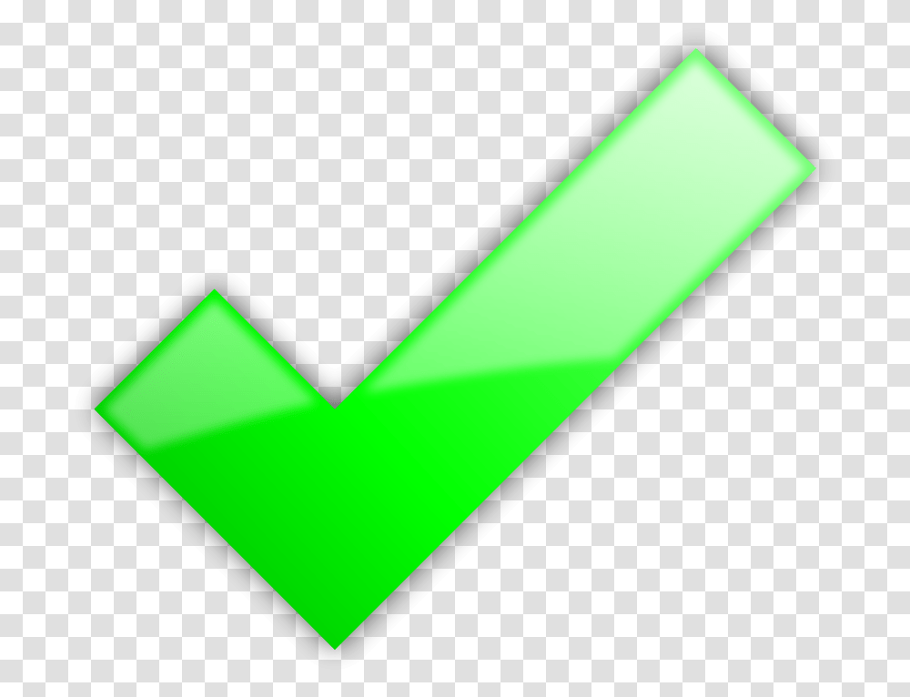 Green Check No Background, Lighting, Triangle Transparent Png