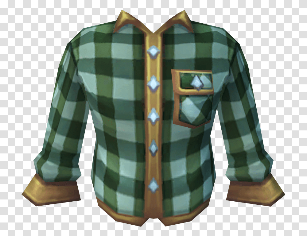 Green Checkered Shirt Plaid, Clothing, Apparel, Dress Shirt, Long Sleeve Transparent Png